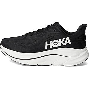 HOKA Women's Clifton 10 Shoes (Black/White, X-Wide Only) $92.69 + Free Shipping