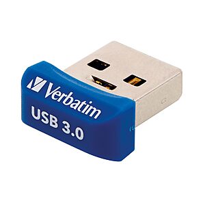 Verbatim 32GB Store 'n' Stay Nano USB 3.2 Gen 1 Flash Drive Snag-Free Low Profile Thumb Drive - Blue ($12.56 w/ Free Prime Ship)