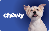 Chewy eGift Cards $10&ndash;$500 &mdash; 10% Off at GiftCards.com w/ Code SUMMER10