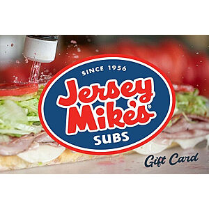 $50 Gift Cards: Jersey Mike's, Domino's, LEGO, Buffalo Wild Wings, & More $45