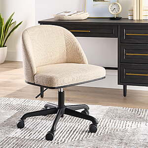 Better Homes & Gardens Oaklee Office Chair (Effie Linen/Cream) $69 + Free Shipping