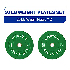 25-lb Pair BalanceFrom Olympic Bumper Plate Weight Plates $23.79 + Free S&H w/ Walmart+ or on $35+