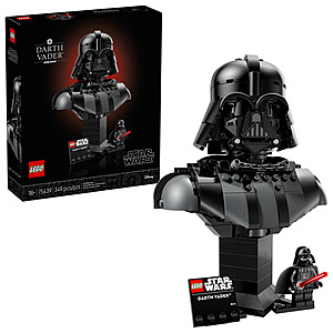 Sam's Club Members: LEGO Star Wars Bust: 349-Piece Darth Vader (75439) $39.98 or 399-Piece Yoda (75438) $32.98 + Free Shipping $50+ Plus Members