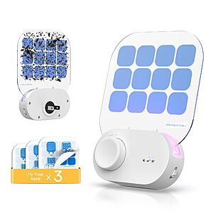 Cozlite Plug-In Indoor Flying Insect Trap w/ UV Light & 3 Refills: Orange $6.99, Beige w/ Multi-Mode Night Light $7.99 & More + Free Shipping w/ Prime or on $35+