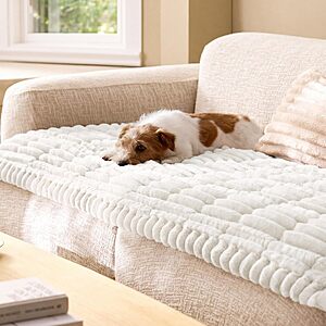 Prime Members: Bedsure Comfyfleece Plush Non-Slip Sofa Covers for Pets (Select Sizes/Colors) from $14.99 + Free Shipping