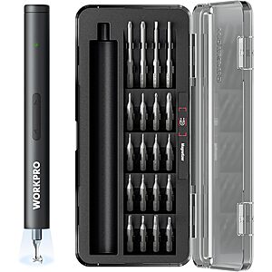 Prime Members: 20-in-1 WORKPRO 3.6V Mini Electric Screwdriver w/ Magnetizer & S2 Steel Bits $13.99 + Free Shipping