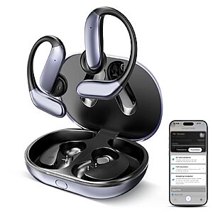 SONQI AI Translation Earbuds w/ Real-Time Translation, Meeting Notes & ENC (Space Gray) $14.99 + Free Shipping w/ Prime or on $35+