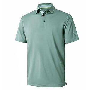 M MAELREG Men's Dry Fit Stretch Golf Polo Shirt (S-5XL, Various Colors, Short or Long Sleeve) from $12.97 + Free Shipping w/ Prime or on $35+