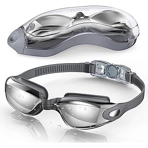 Aegend Adult & Youth Swim Goggles w/ Anti-Fog UV-Protective Lenses, Quick-Release Clasp & Case (Select Styles/Colors) $2.99 + Free Shipping w/ Prime or on $35+