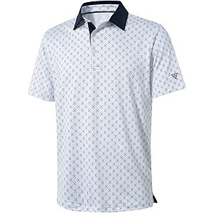 Prime Members: M MAELREG Men's UPF 30+ Dry-Fit Performance Golf Polo Shirts (Various Colors/Prints) from $11.37 + Free Shipping w/ Prime or on $35+