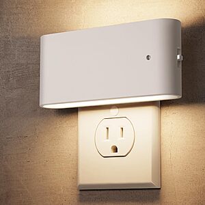 2-Count L LOHAS LED 0&ndash;100-Lumen Dimmable Dusk-to-Dawn Night Lights (Various) $6.99 ($3.50 each) + Free Shipping w/ Prime or on $35+