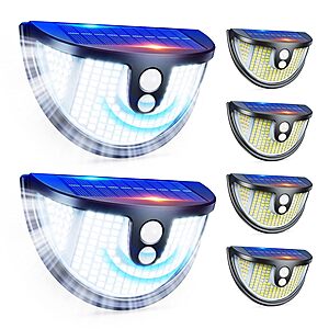 6-Count BONLION 151-LED Solar Motion Sensor Lights w/ 270&deg; Illumination & 2 Lighting Modes $19.99 ($3.33 each) + Free Shipping w/ Prime or on $35+