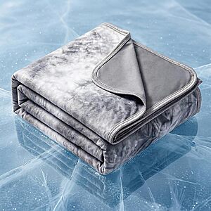 50"x70" Topcee Arc-Chill Cooling Throw Blanket for Hot Sleepers (Grey Watercolor) $9.49 + Free Shipping w/ Prime or on $35+