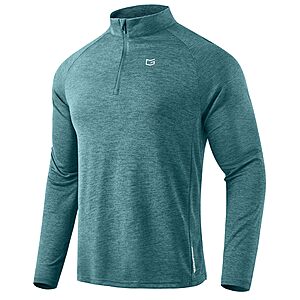 G Gradual Men's Long-Sleeve Quarter-Zip Running Shirt (S&ndash;3XL, Various Colors) $13.99 + Free Shipping w/ Prime or on $35+
