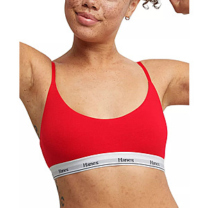 Hanes Women's Originals ComfortFlex Cropped Bralette (2 Colors) $5.93 + Free Pickup at Macys or Free Shipping on $39+