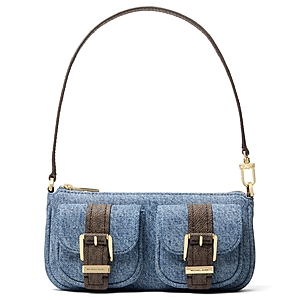Michael Kors Zoe Small Convertible Pochette Bag (New Horizon/Brown) $48.76 + Free Shipping