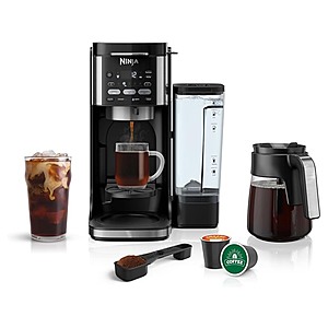 Ninja DualBrew XL Grounds & Pods Hot & Iced Coffee Maker (Factory Reconditioned) $59.99 + Free Shipping w/ Prime