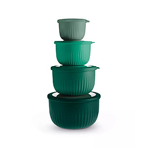 8-Piece Art & Cook Round Nesting Bowl Set w/ Lids (Ombre Teal) $10.49 + Free Pickup at Macys or Free Shipping on $39+