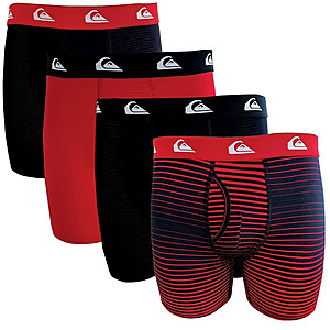 Sam's Club Members: 4-Pack Quiksilver Men's Performance Mesh Boxer Brief (2 Colors) $5.81 + Free Shipping on $50+ w/ Plus