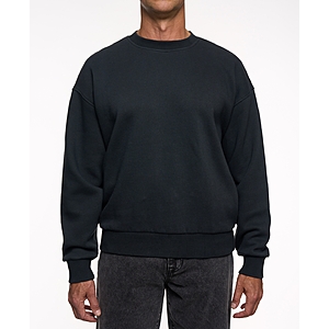 Lazer Men's Fleece Crewneck Sweatshirt (Washed Black, Medium Grey, Sizes S, M, L) $7.86 + Free Pickup at Macys or Free Shipping on $39+