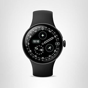 Google Pixel Watch 4 (41mm) - Android Smartwatch with Heart Rate and Sleep Tracking - 30-Hour Battery - Fitness Tracking - Google AI - Polished Silver Aluminum Case - Porcelain Active Band - Wi-Fi