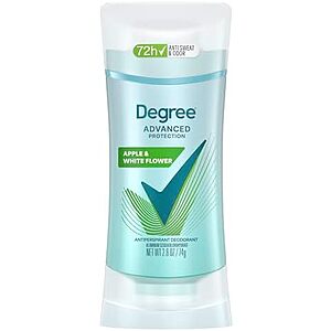 Degree Advanced Protection Antiperspirant Deodorant White Flowers & Lychee for 72-Hour Sweat & Odor Control for Women, with Body Heat Activated Technology, 2.6 oz