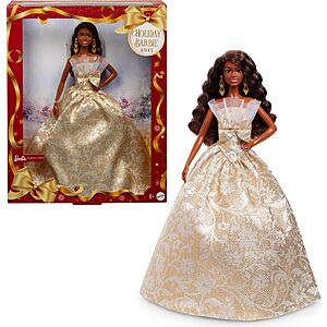Barbie Signature 2025 Holiday Doll w/ Silver & Gold Gown $19.99 + Free Shipping w/ Prime or on $35+