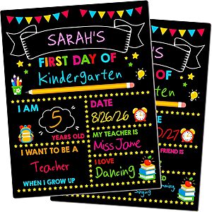 14" x 11" Melisheer Double-Sided First & Last Day of School Reusable Chalkboard Sign $3.49 + Free Shipping w/ Prime or on $35+