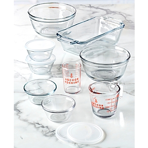 13-Piece Anchor Hocking Glass Prep Set $19.99 + Free Store Pickup at Macy's or Free Shipping on $39+