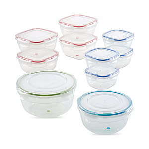 20-Piece Lock & Lock Easy Essentials Food Storage Container Set $21.96 + Free Store Pickup at Macy's or Free Shipping on $39+