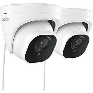 2-Pack Reolink RLC-520A 5MP PoE IP Camera w/ Person/Vehicle/Animal Detection (White) $84.80 + Free Shipping