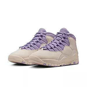 Nike Women's Air Jordan 10 Retro "Hydrangeas" Shoes (Sizes: 6.5-9.5, Chalk/Hydrangeas/Wild Grape) $164 + Free Shipping