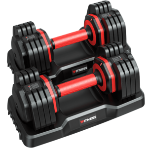 2-Pack GIKPAL 25lb x 2 5-in-1 Adjustable Dumbbells w/ Rack $129.99 + Free Shipping