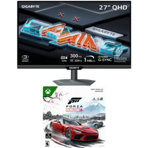 27" GIGABYTE M27Q3 1440p QHD 300Hz IPS Gaming Monitor + Forza Horizon 6 $199.99 + Free Shipping