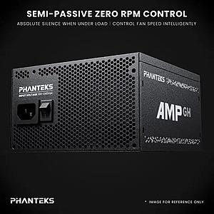 Phanteks AMP GH 850W 80 PLUS Gold ATX 3.1 Fully Modular Power Supply $74.99 w/ $10 Rebate + Free Shipping