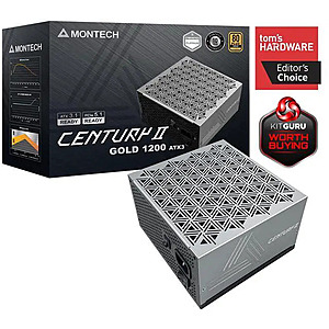 Montech Century II 1200W ATX 3.1 Fully Modular Gaming Power Supply w/ 80 Plus Gold & PCIe 5.1 $109.90 + Free Shipping