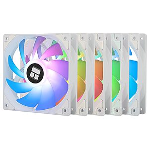 5-Pack Thermalright TL-C12CW-S 120mm ARGB PWM Case Fan (White) $18.06 + Free Shipping w/ Prime or on $35+
