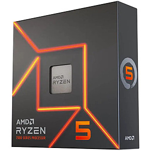 AMD Ryzen 5 7600X AM5 Desktop Processor + Free Cooler Master Elite Liquid CPU AIO Cooler (Black) $164 + Free Shipping