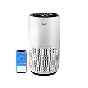 Levoit Core 400S-P Smart Air Purifier for Large Rooms (White) $171 + Free Shipping