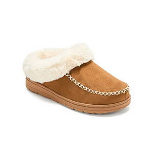 $6.25 Dearfoams Cozy Comfort Women's Moc Toe Clog Slippers (7-8 only)