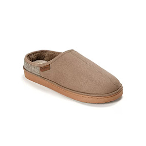 $7.99 Dearfoams Men's Cozy Comfort Piece Clog Slippers @Walmart