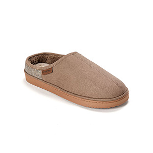 $7.99 Dearfoams Men's Cozy Comfort Piece Clog Slippers