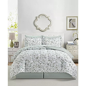 3-Piece King Size Leah Damask Comforter Set $19.99, 8-Piece Queen Size Maggie Comforter Set $24.93 & More + Free Store Pickup at Macy's or Free Shipping on $39+