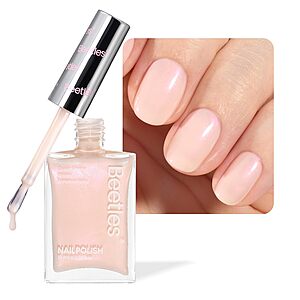 Beetles 2-in-1 Nail Strengthener & Growth Concealer Polish (Pink White Shimmer) $2.65 w/ S&S + Free Shipping w/ Prime or on $35+