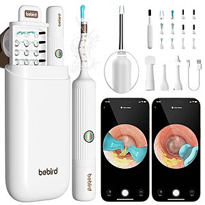 BEBIRD Earsight Plus HD Visual Ear Wax Removal Cleaner Tool (White or Blue) $22.99 + Free Shipping