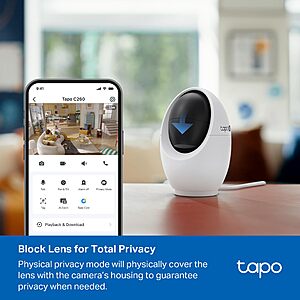 Tapo 4K Indoor Pan/Tilt Security Camera C260 (Used - Like New) $25.50 after 15% Amazon Resale Discount