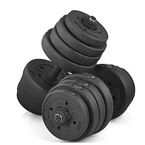 Alden Design 66 lb. Adjustable Dumbbells for Weight Training, Black - $55