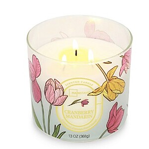 Mainstays 3-Wick Floral Scene Scented Jar Candle, 13oz (Various Scents) - $3.58