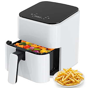 Gianna 3 Qt Air Fryer, 4-in-1 Air Fry, Black - $20.99