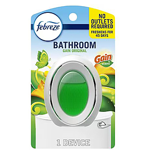 Febreze Bathroom/Small Spaces Air Freshener (Various) - from $1.34 AC
